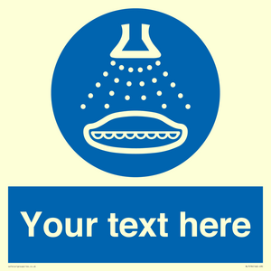 Custom start water spray in launch sequence